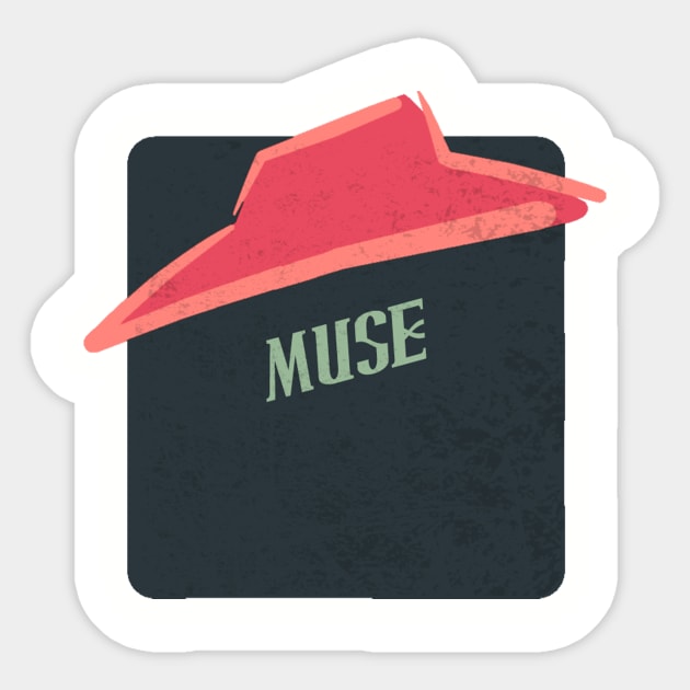 muse Sticker by Bike Ilustrada